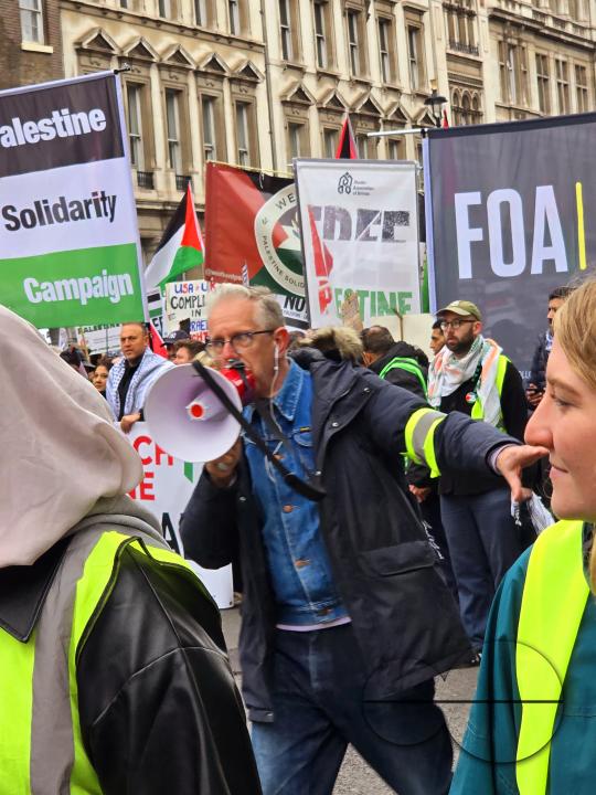 Thousands of Pro-Palestinians gathered for the Palestine Solidarity Campaign (PSC) demonstration in the capital to call for an immediate ceasefire in Gaza