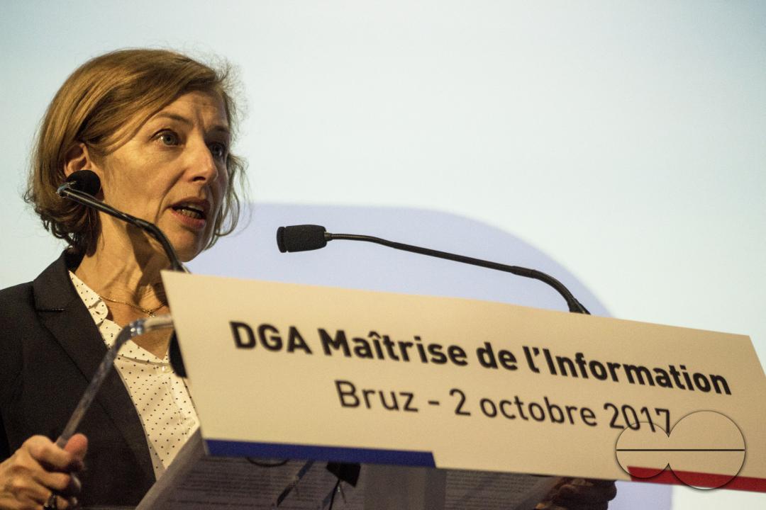 Florence Parly, Minister of Armed Forces, visited the Directorate General of Armaments - Information Management (DGA - MI), the French Government Defense procurement and technology agency responsible for the program management, development and purchase o