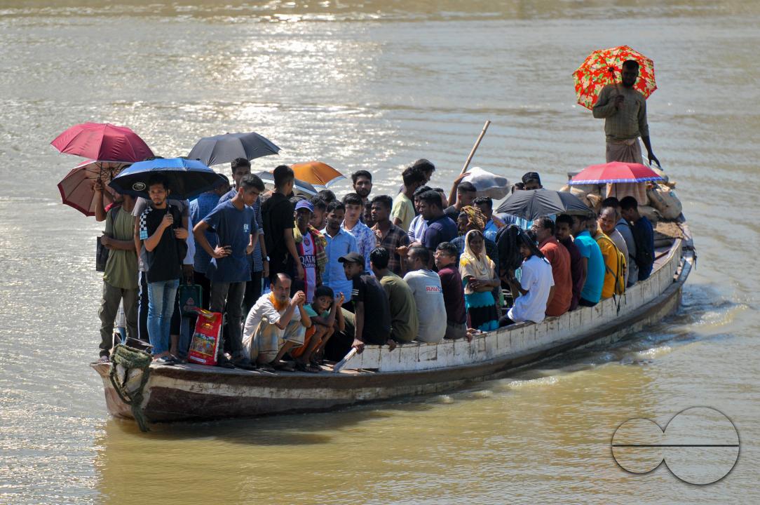 The traditional Sylhet's historic 'Keane Bridge over the Surma River in Sylhet has become vulnerable, with vehicular and human traffic is closed for renovation work
