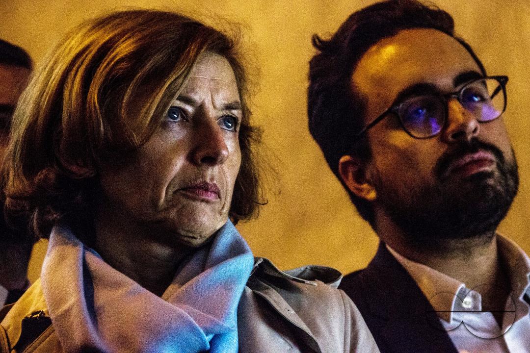 Florence Parly - Minister of Armed Forces, and Mounir Mahjoubi - Secretary of State for Digital, at the Directorate General of Armaments - Information Management (DGA - MI), the French Government Defense procurement and technology agency responsible for