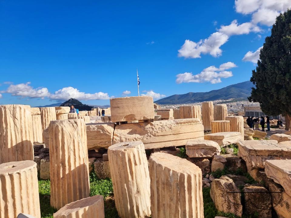 Ruins around Parthenon
