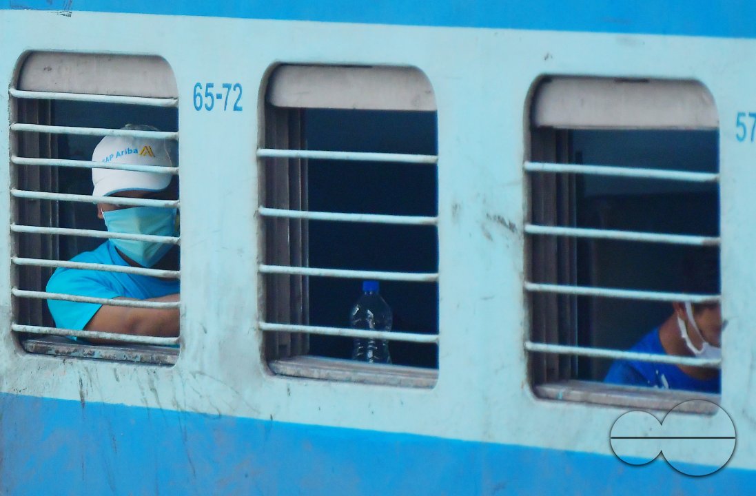 The first ever lockdown passengers train arrived in Agartala