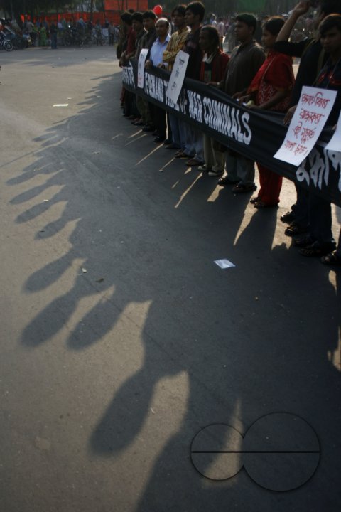 Students Protest on Victory Day