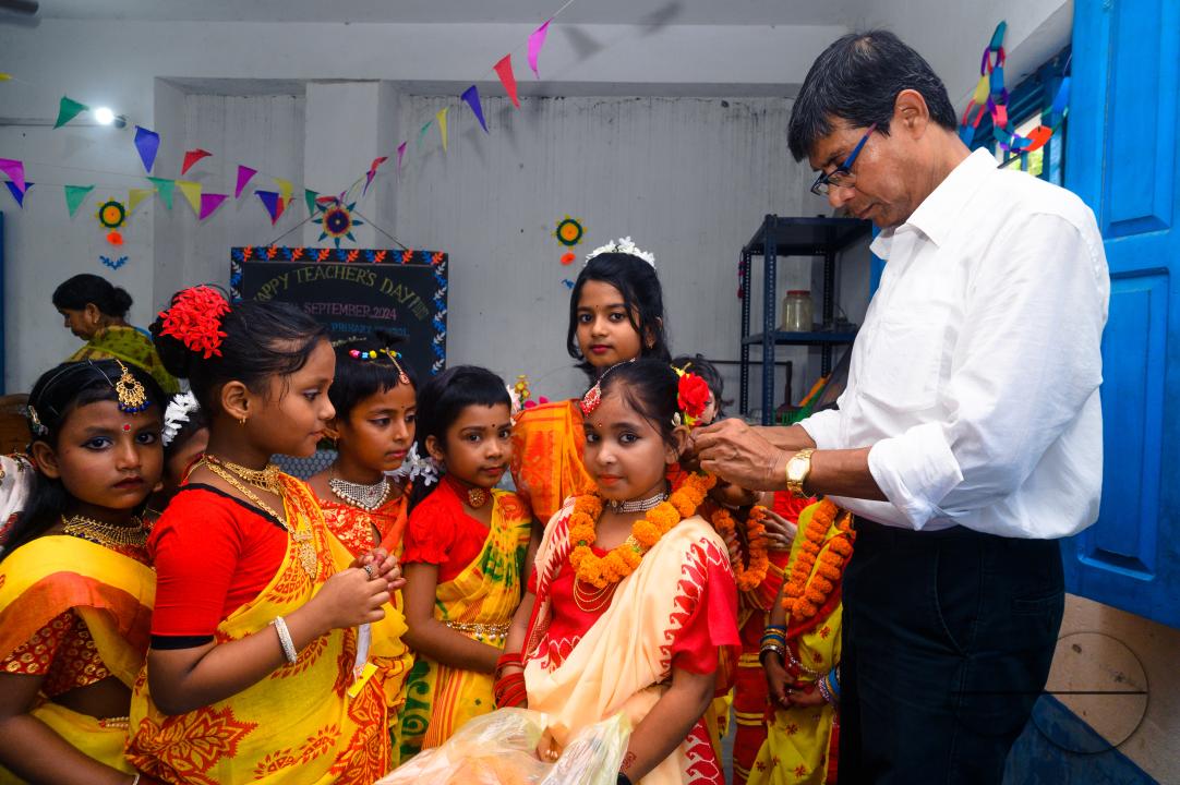 Nabin Nagar Primary School is a remote rural school situated in Nabin Nagar, along the barbed wire border of India and Bangladesh