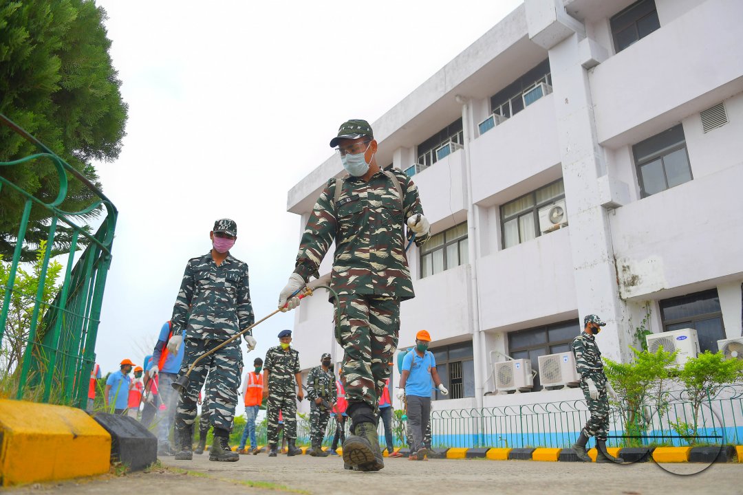 Different actives of CRPF, during covid-19