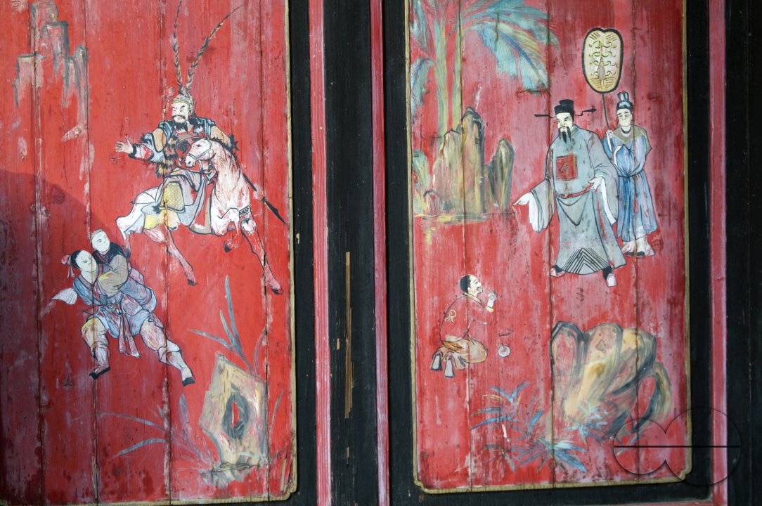 CHINA Temple to ancestors in a village  in Fujian province.