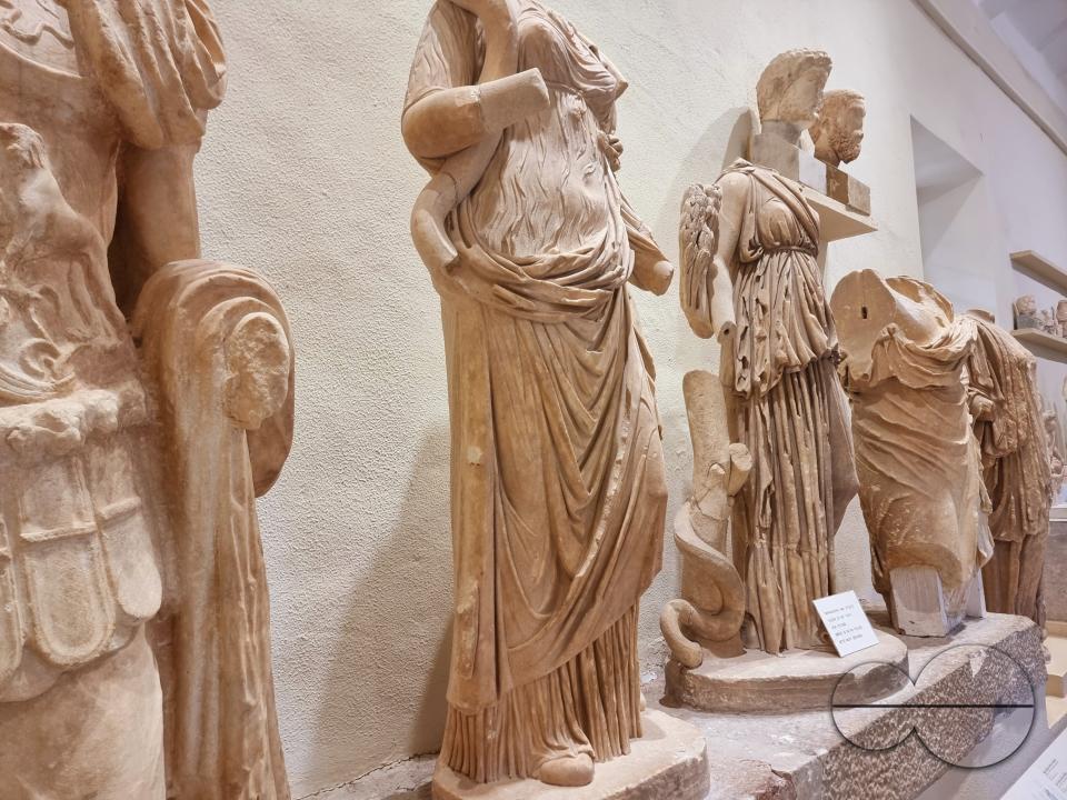 Artefacts in the museums that are dotted on the islands surrounding Athens