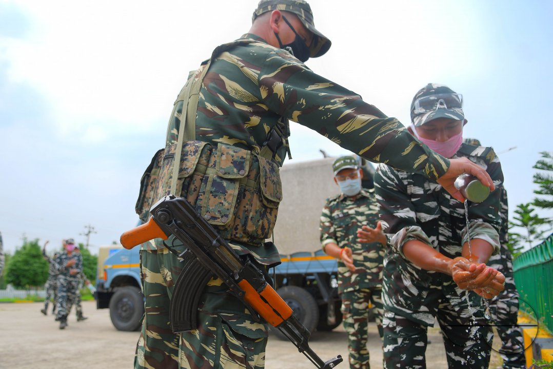 Different actives of CRPF, during covid-19