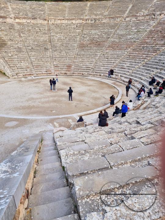 The Odeon of Herodes Atticus is a stone Roman theatre structure located on the southwest slope of the Acropolis of Athens