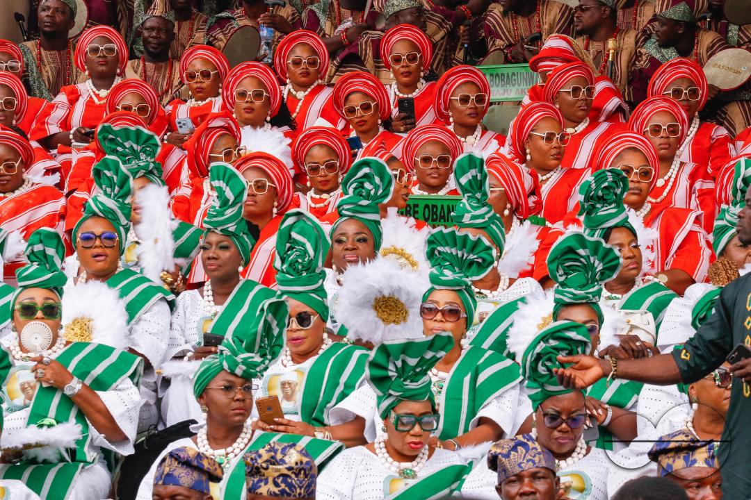Ijebu Indigenes attend and perform during the colorful Ojude Oba festival in Ijebu