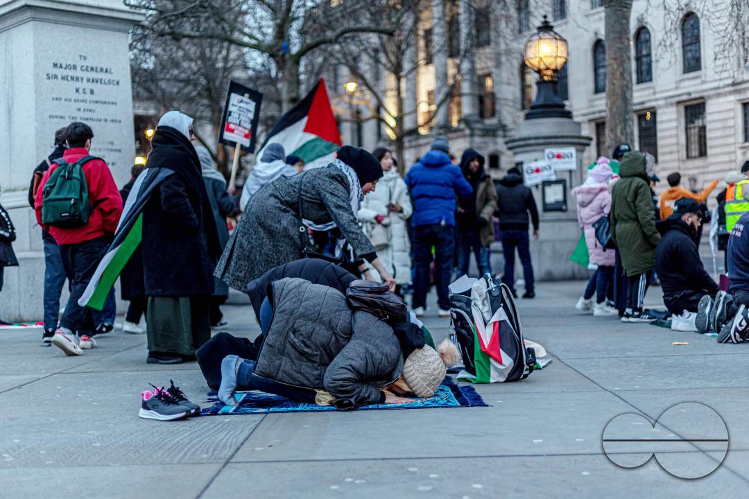 A global day of protests drew thousands of people including Children, who made their way through central London for a pro-Palestinian march, part of a global day of action against the longest and deadliest war between Israel and Palestinians in 75 years