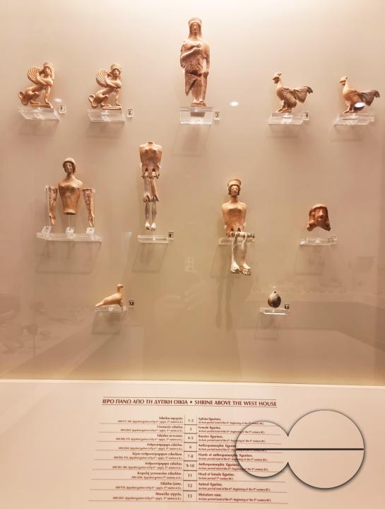 Artefacts in the museums that are dotted on the islands surrounding Athens