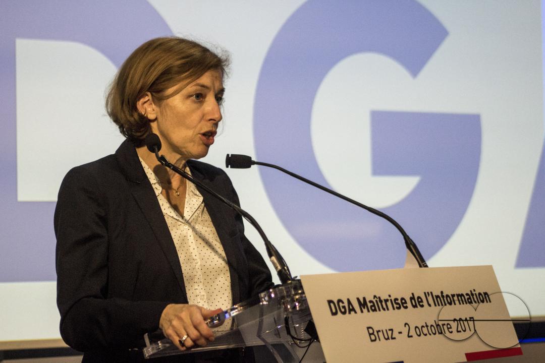 Florence Parly, Minister of Armed Forces, visited the Directorate General of Armaments - Information Management (DGA - MI), the French Government Defense procurement and technology agency responsible for the program management, development and purchase o