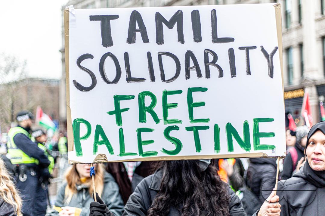 A global day of protests drew thousands of people including Children, who made their way through central London for a pro-Palestinian march, part of a global day of action against the longest and deadliest war between Israel and Palestinians in 75 years