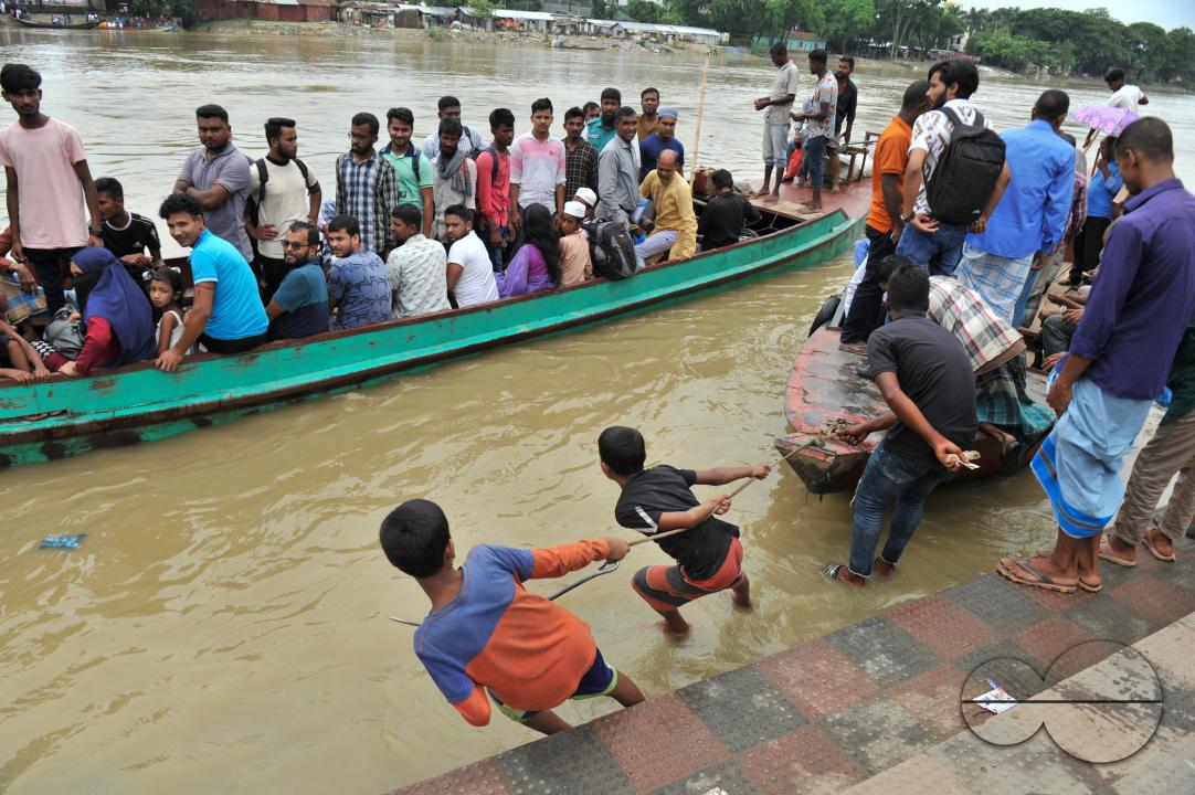 The traditional Sylhet's historic 'Keane Bridge over the Surma River in Sylhet has become vulnerable, with vehicular and human traffic is closed for renovation work