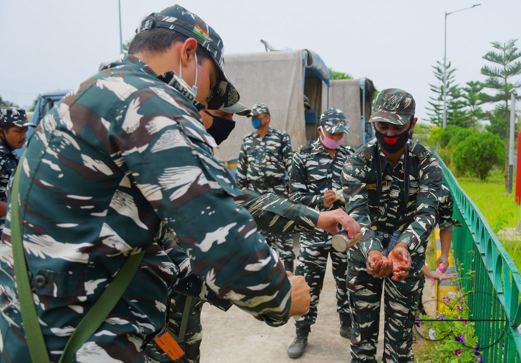 Different actives of CRPF, during covid-19