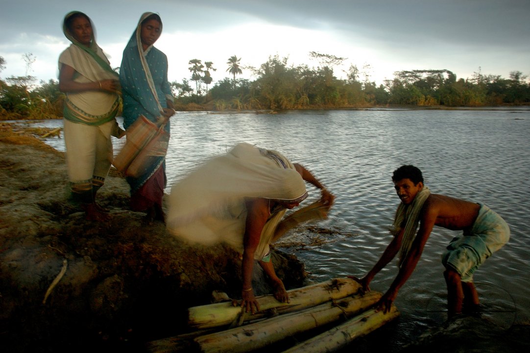 Cyclone Aila devastation at Sundarban-India