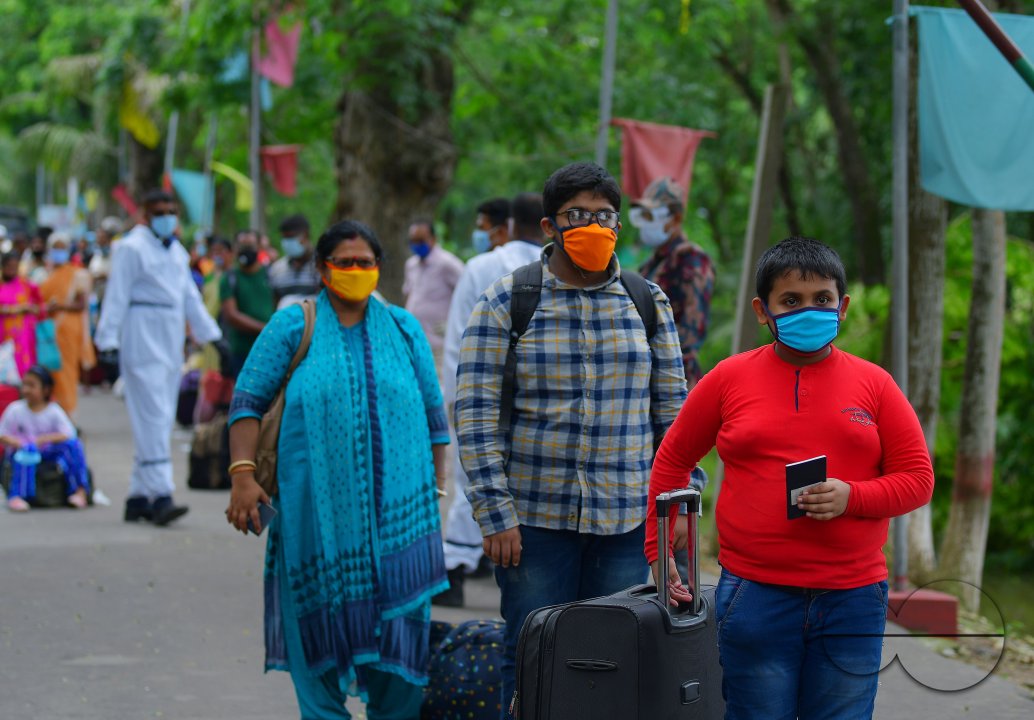 Stranded People Entering India, From Bangladesh