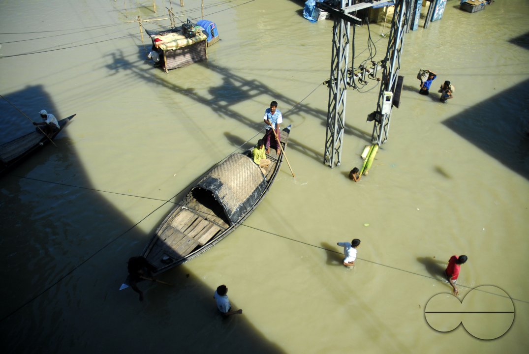 Huge damage at Sirajgonj because of flood