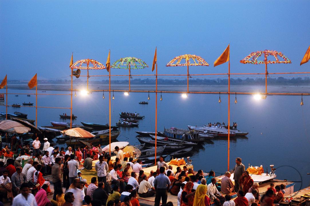 Benaras is considered as the cultural capital of the oldest and holiest cities in India and home to the most famous ghats (150 steps leading down to the river) in the country