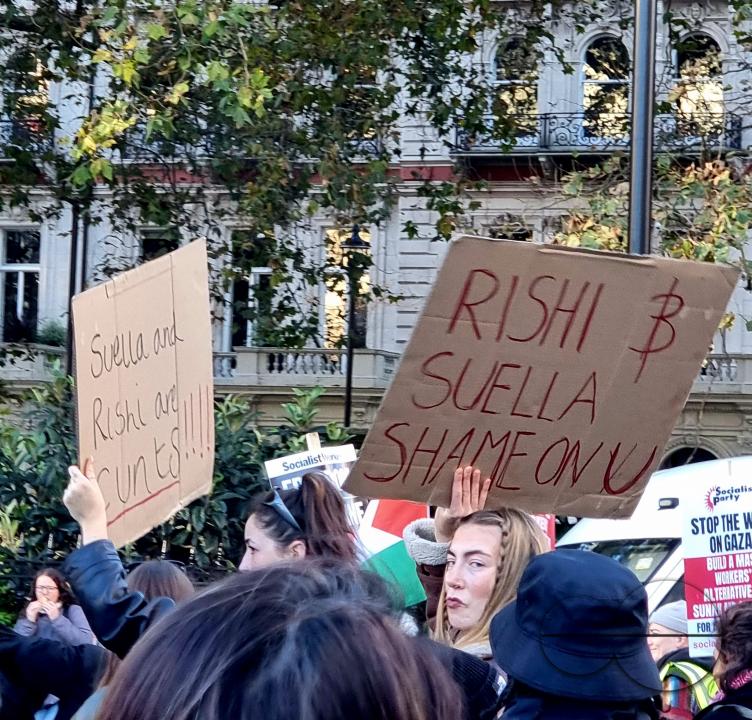 Over 300,000 Pro-Palestinians marched from Hyde Park to the USA embassy in London, on the afternoon of 11th November 2023, protesting against the war and urging an immediateÂ ceasefire