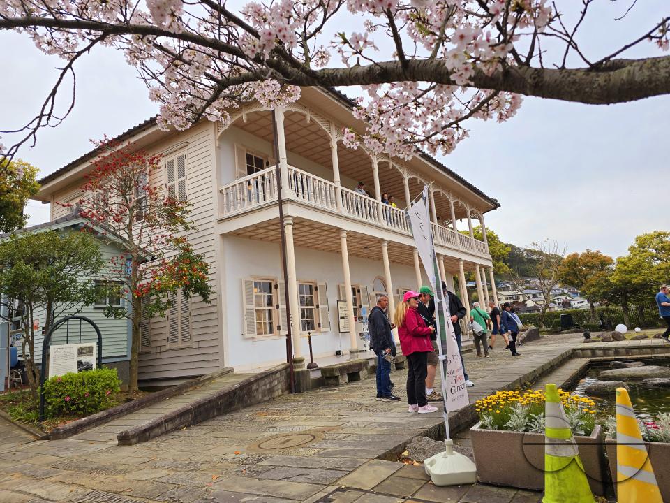 An exquisite garden, Glover Garden, at Minamiyamatemachi, Nagasaki