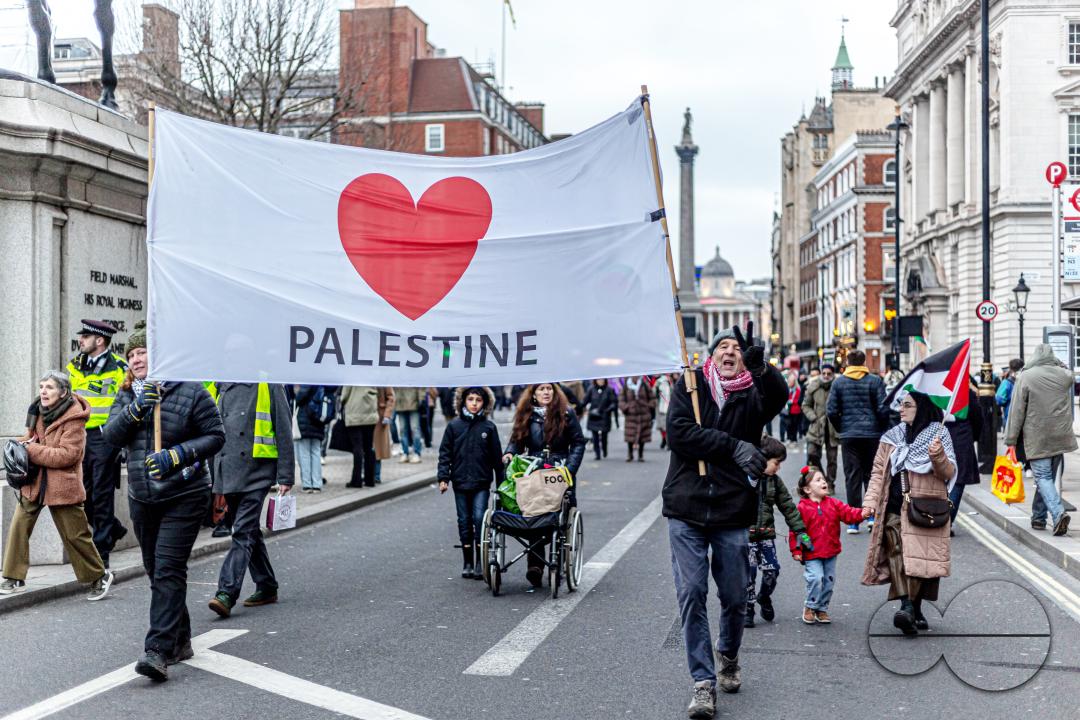 A global day of protests drew thousands of people including Children, who made their way through central London for a pro-Palestinian march, part of a global day of action against the longest and deadliest war between Israel and Palestinians in 75 years