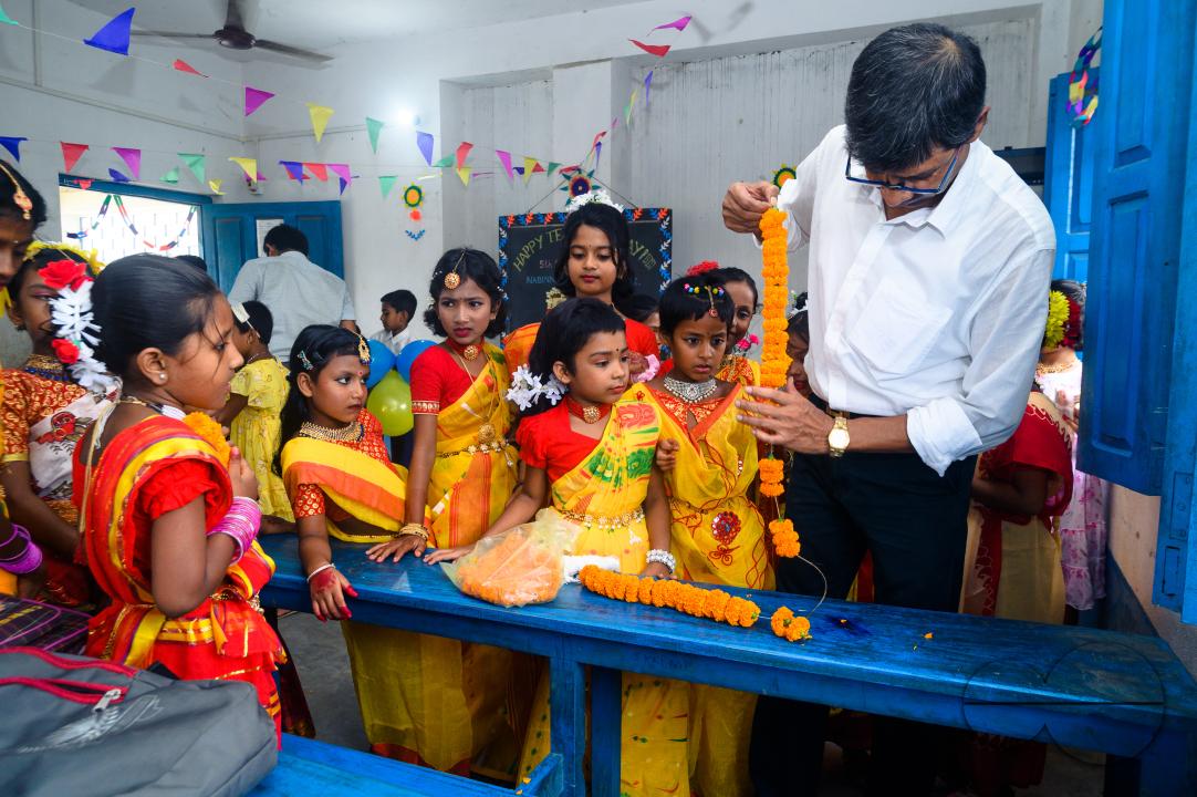 Nabin Nagar Primary School is a remote rural school situated in Nabin Nagar, along the barbed wire border of India and Bangladesh