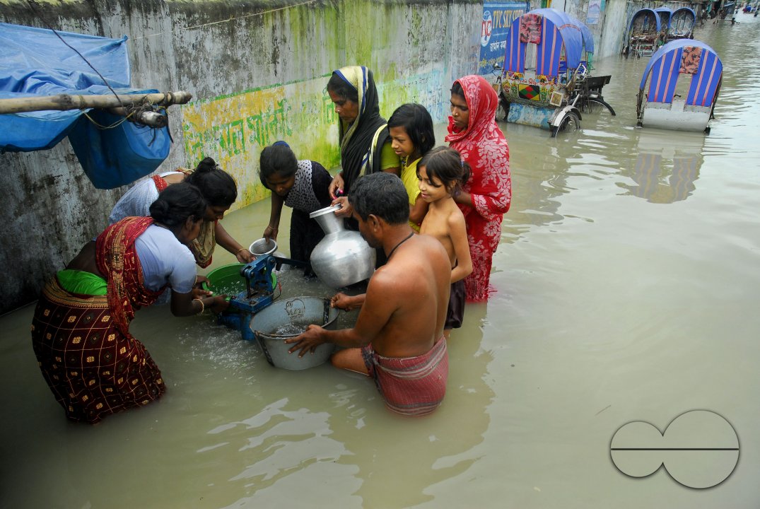 Huge damage at Sirajgonj because of flood