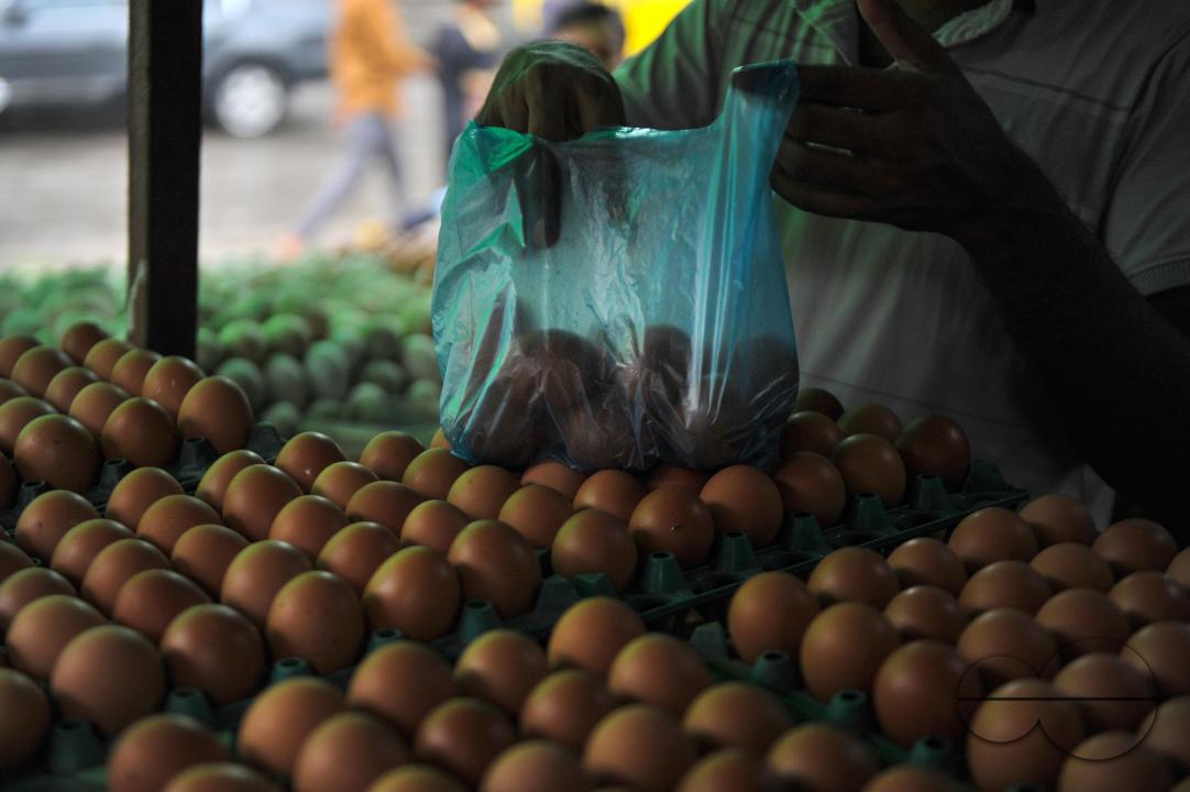 People buying Eggs in 160 Tk per dozen at the Modina market in Sylhet