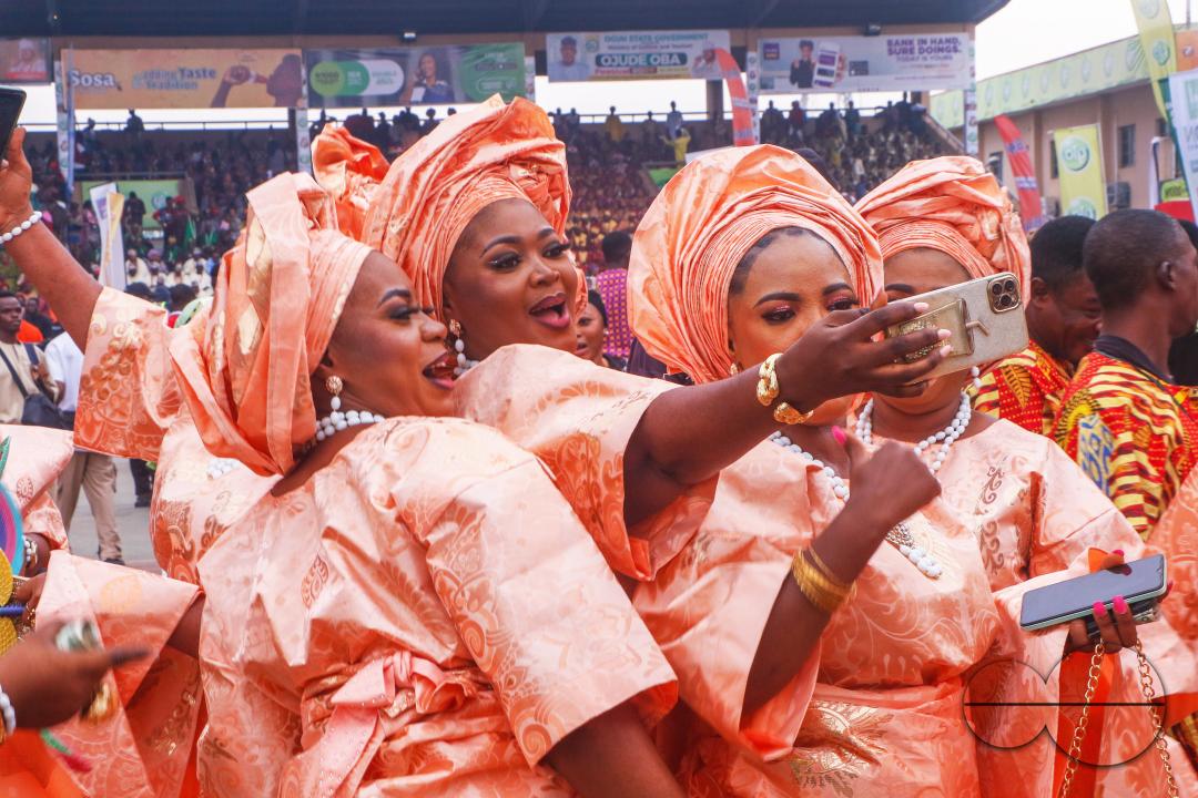 Ijebu Indigenes attend and perform during the colorful Ojude Oba festival in Ijebu
