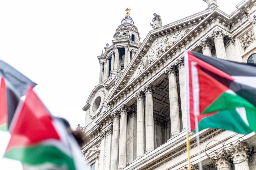 A global day of protests drew thousands of people including Children, who made their way through central London for a pro-Palestinian march, part of a global day of action against the longest and deadliest war between Israel and Palestinians in 75 years