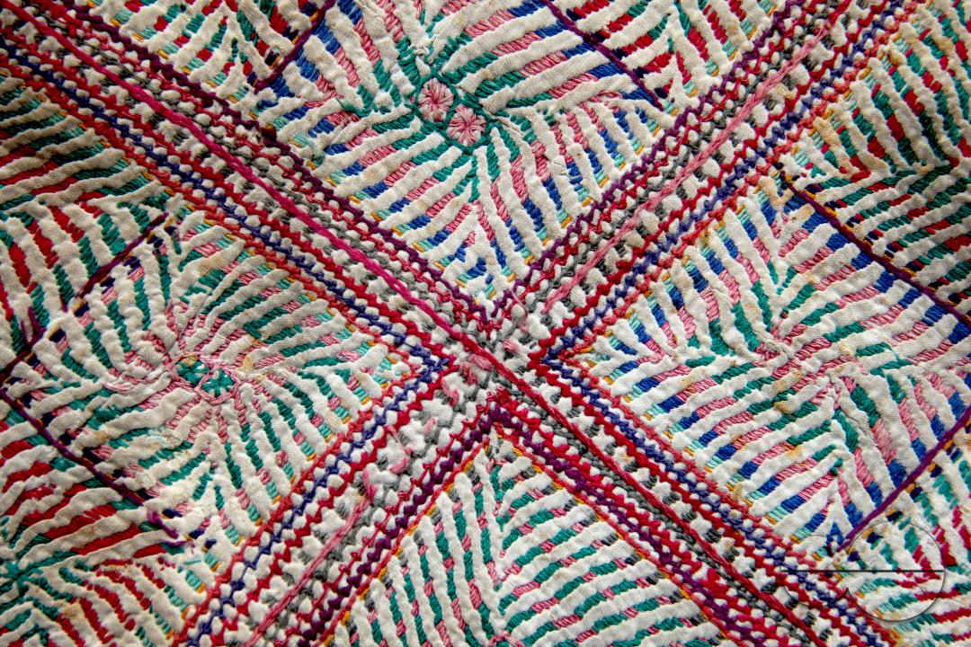 Nakshi kantha, a type of embroidered quilt, is a centuries-old Bengali art tradition of the Bengal region, notable in Bangladesh and Indian states of West Bengal, Tripura and part of Assam