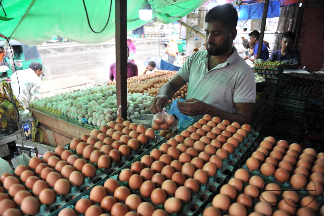 People buying Eggs in 160 Tk per dozen at the Modina market in Sylhet