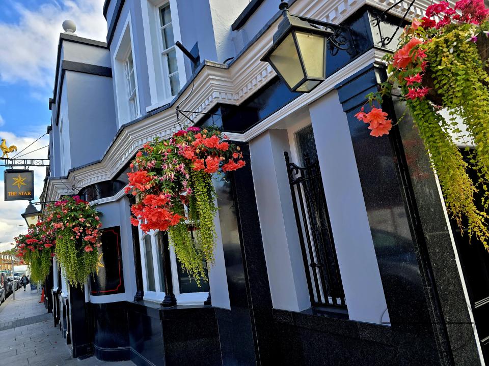 An English pub in Hampton, celebrates the end of summer