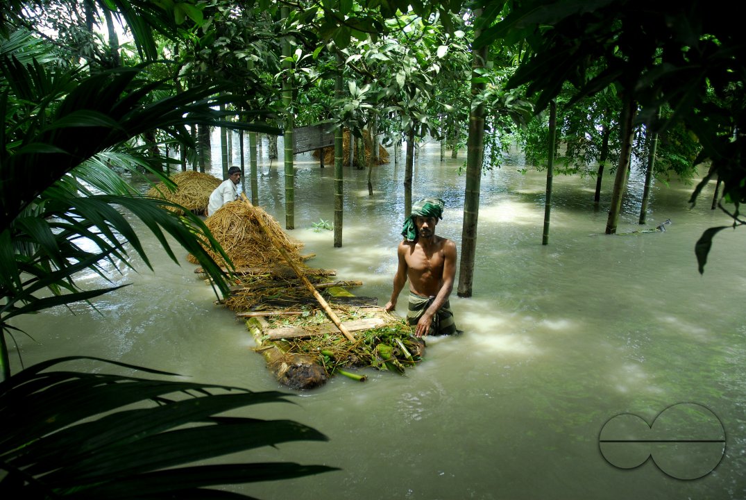 Huge damage at Sirajgonj because of flood