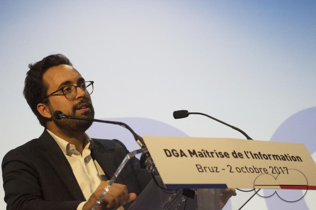 Mounir Mahjoubi - Secretary of State for Digital, at the Directorate General of Armaments - Information Management (DGA - MI), the French Government Defense procurement and technology agency responsible for the program management, development and purchas