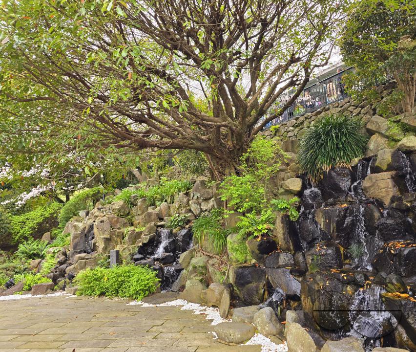 An exquisite garden, Glover Garden, at Minamiyamatemachi, Nagasaki