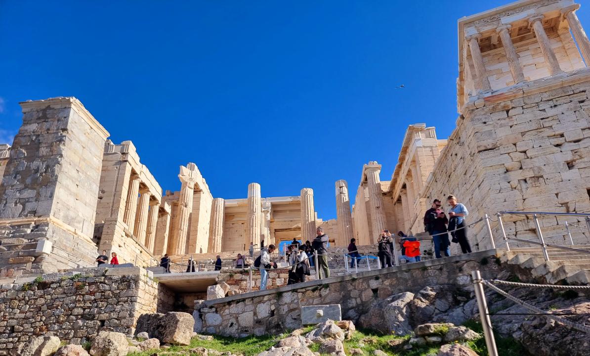 Views of the Acropolis in Athens