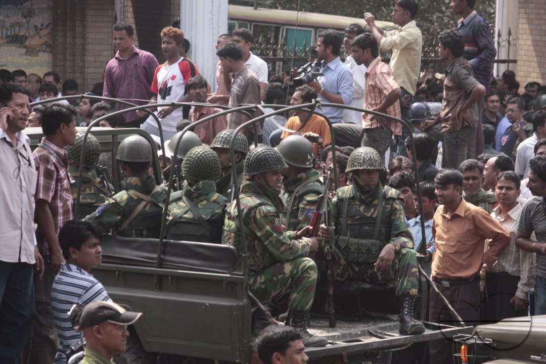 Army took over the BDR headquarter.