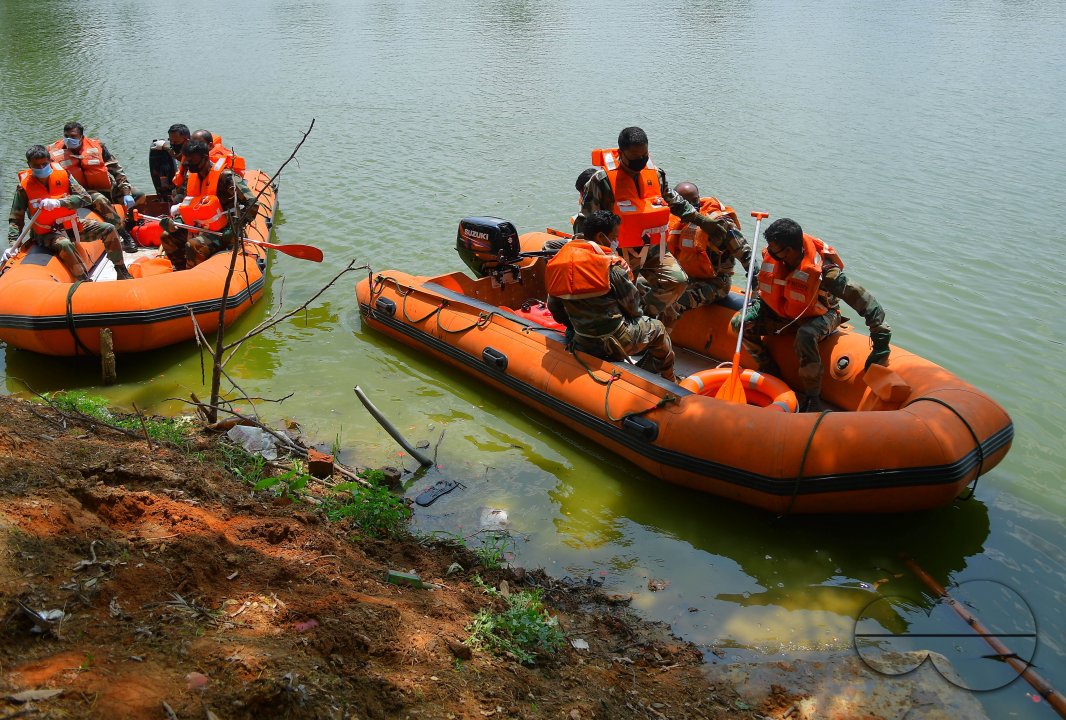 Demonstration, on flood management