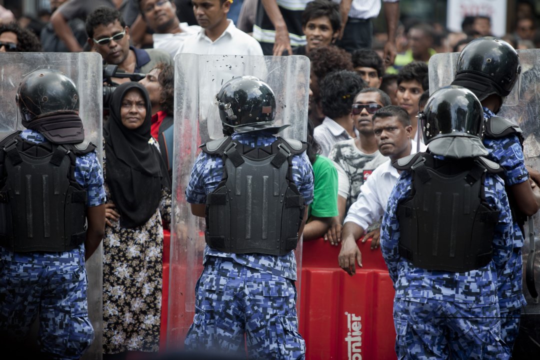 Male political protests