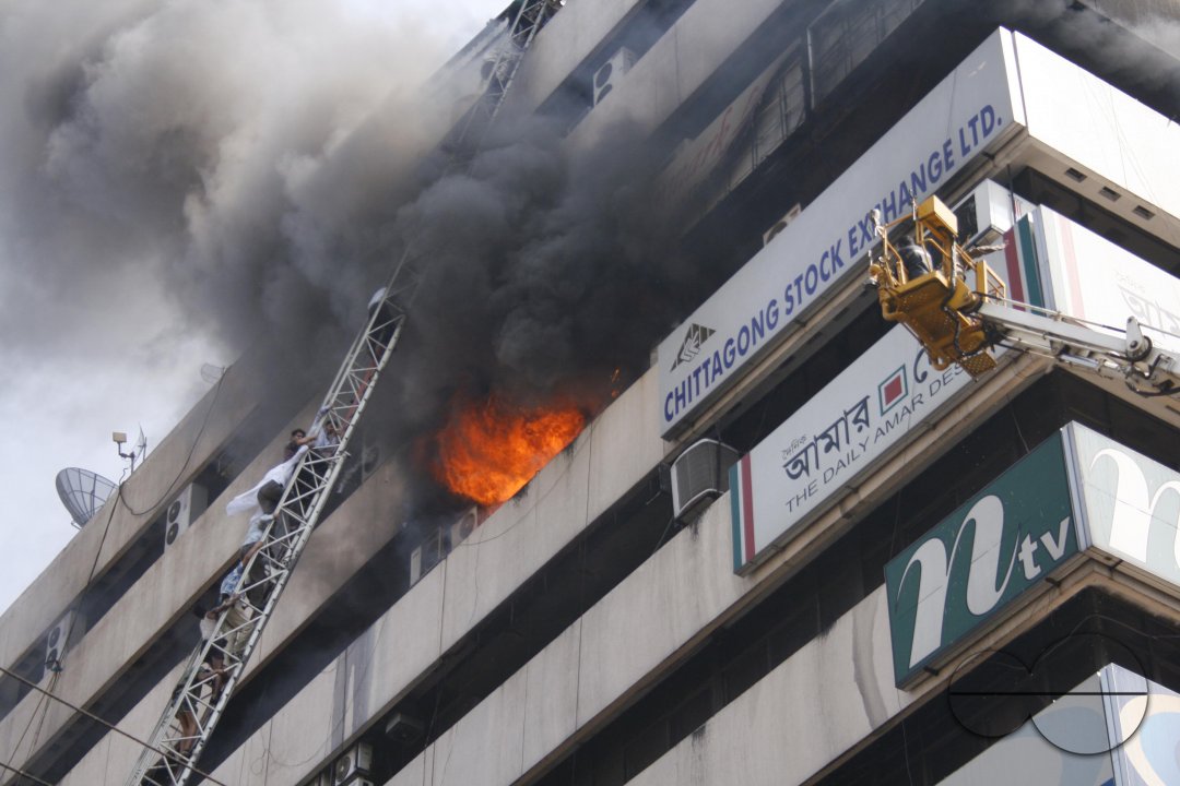 Blaze in the Media house