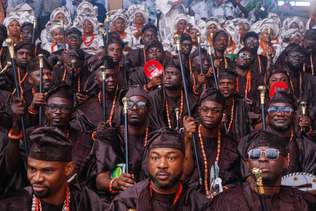 Ijebu Indigenes attend and perform during the colorful Ojude Oba festival in Ijebu