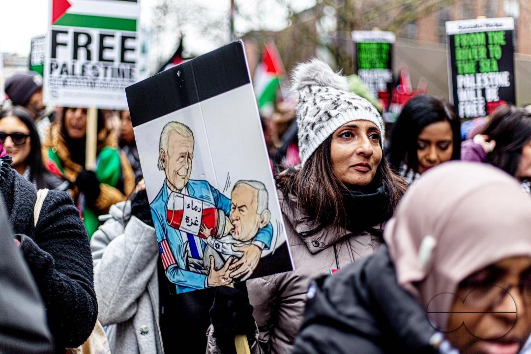 A global day of protests drew thousands of people including Children, who made their way through central London for a pro-Palestinian march, part of a global day of action against the longest and deadliest war between Israel and Palestinians in 75 years