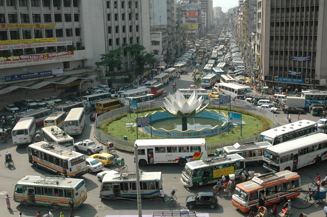Traffic Jam in Bangladesh
