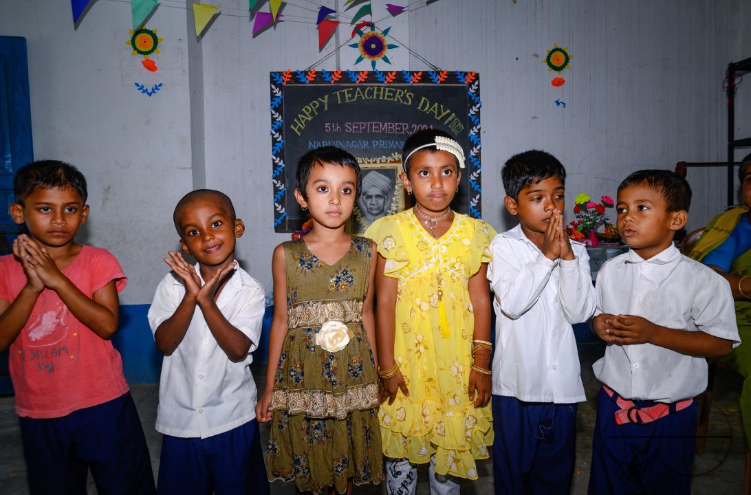 Nabin Nagar Primary School is a remote rural school situated in Nabin Nagar, along the barbed wire border of India and Bangladesh