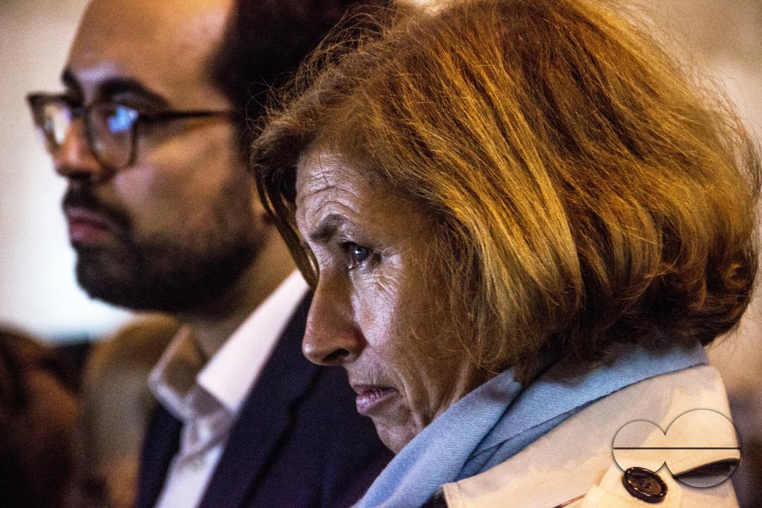 Florence Parly - Minister of Armed Forces, and Mounir Mahjoubi - Secretary of State for Digital, at the Directorate General of Armaments - Information Management (DGA - MI), the French Government Defense procurement and technology agency responsible for
