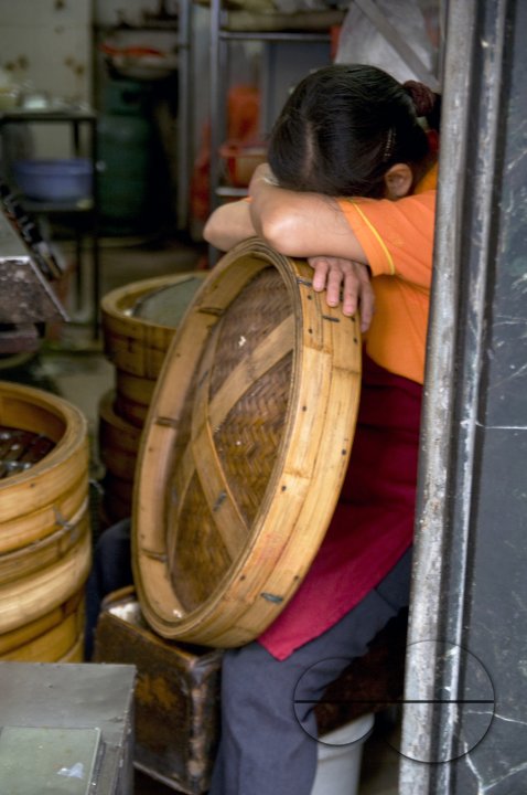 CHINA Migrant workers from the countryside working in shops and restaurants in Guangzhou, Guangdong province.