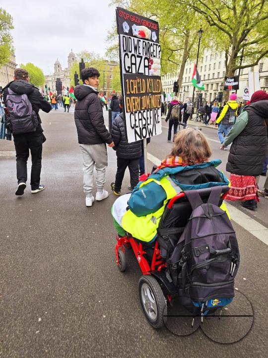Thousands of Pro-Palestinians gathered for the Palestine Solidarity Campaign (PSC) demonstration in the capital to call for an immediate ceasefire in Gaza